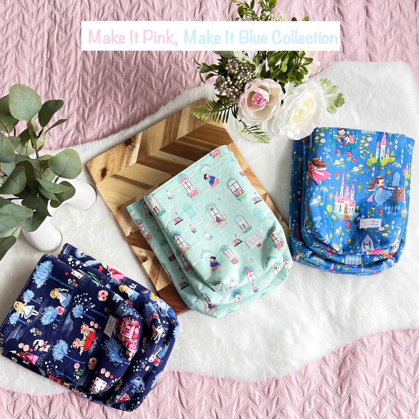 The Make It Pink, Make It Blue Collection — The Travel Book Sleeve